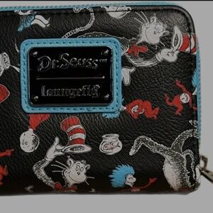Dr. Seuss Loungefly Black Wallet